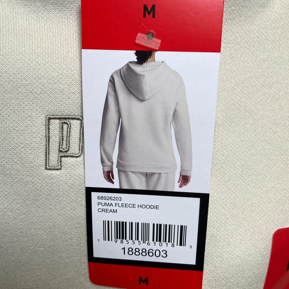 PUMA Women's Fleece Lined Hoodie Long Sleeve Sweatshirt Medium - Picture 6 of 9